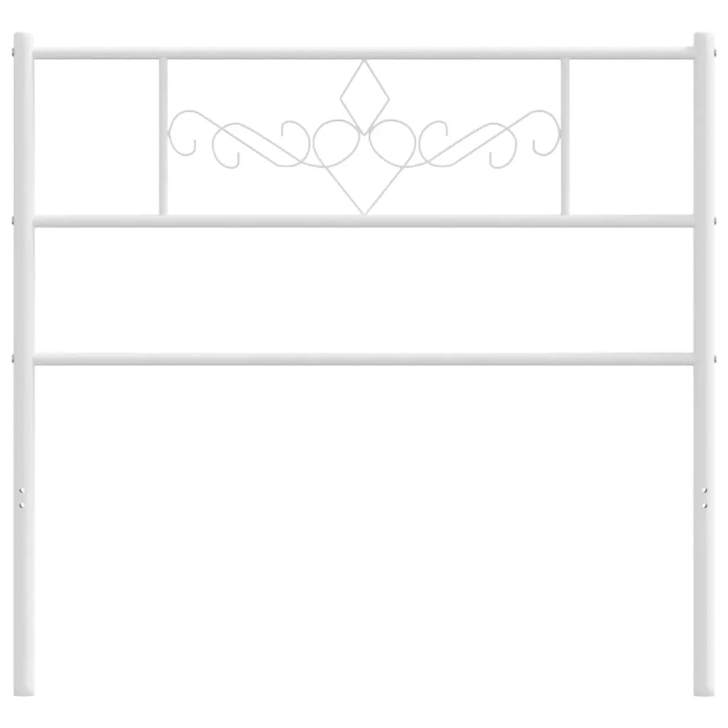Testiera di Ricambio in Metallo Bianco 100 cm 355345