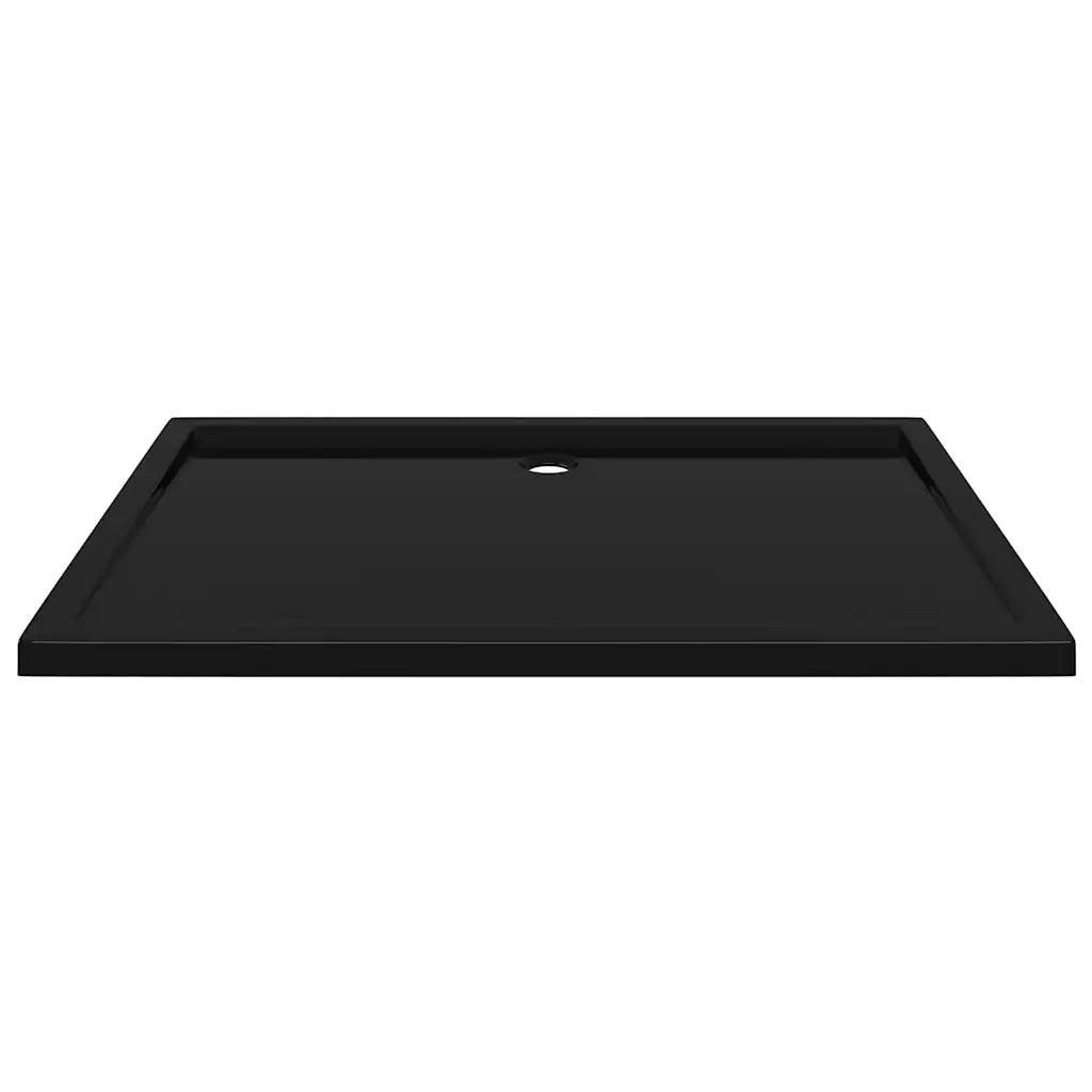 Piatto Doccia in ABS Rettangolare Nero 80x120 cm 148919