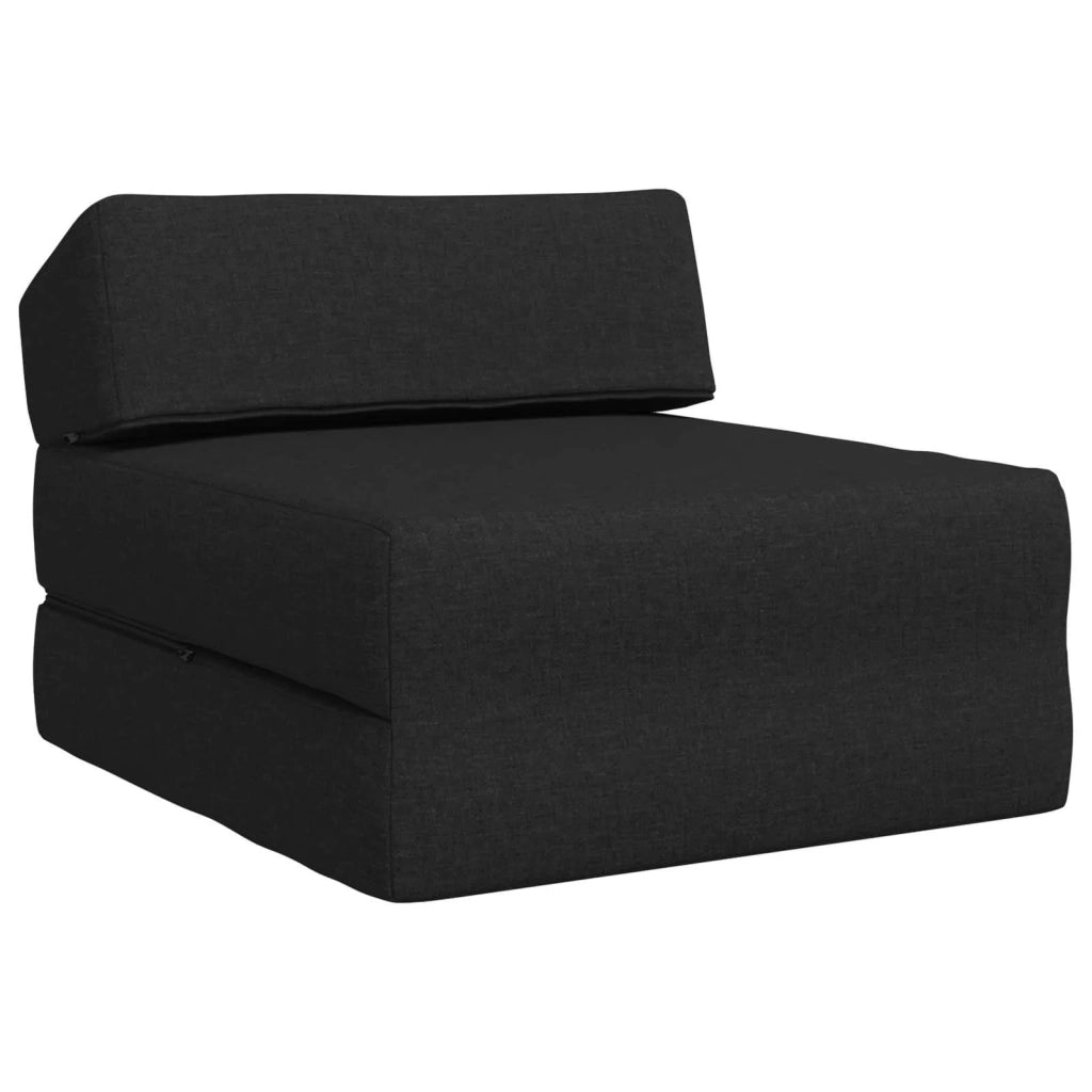 Divano Letto Pieghevole Nero 60 x 70 x 41 cm Tessuto