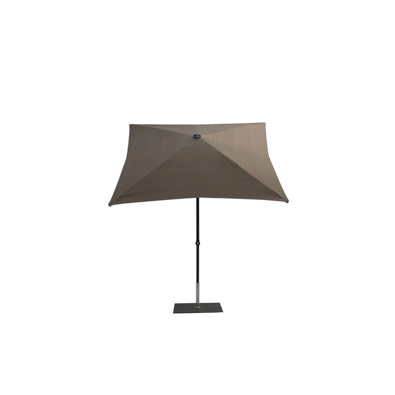 Ombrellone a palo centrale Trend 240x240 cm Made in Italy - Melange cenere