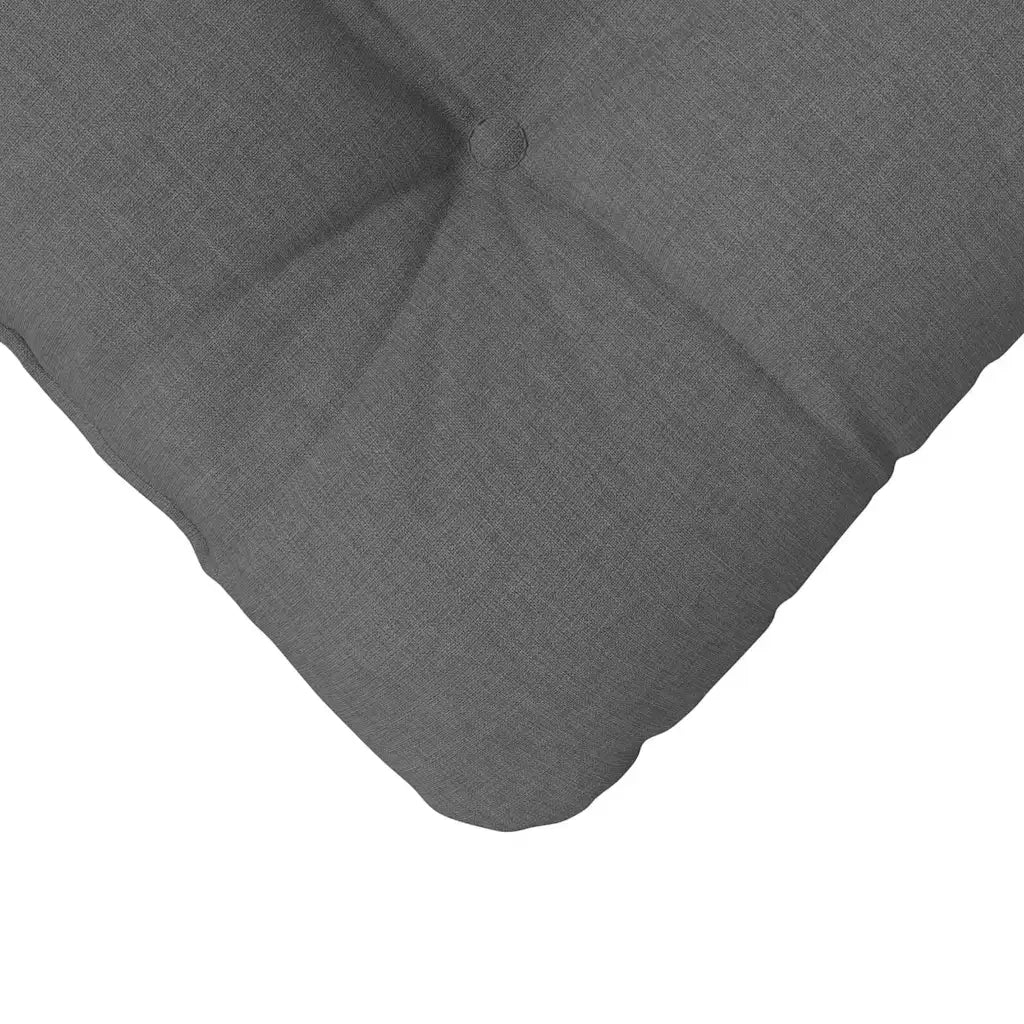 Cuscini per Seduta 4 pcs Grigio scuro 40 x 40 x 12 cm Tessuto 42015061