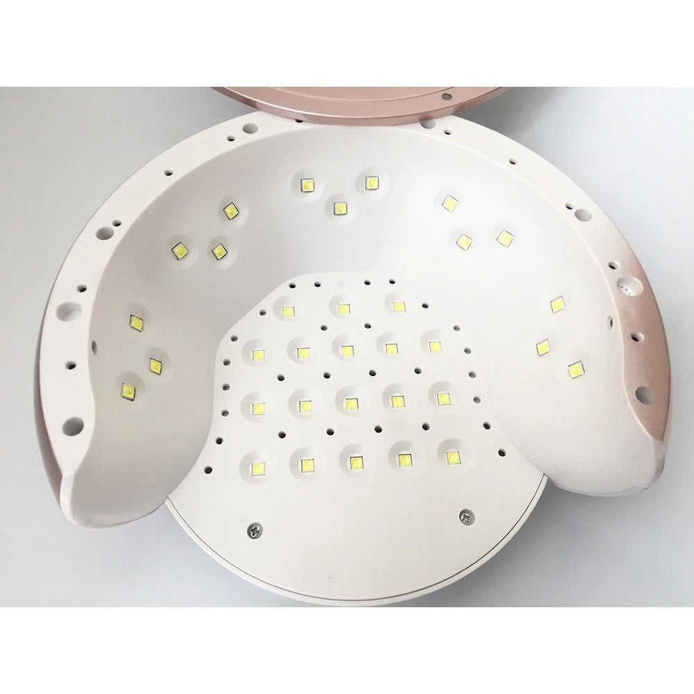 Trade Shop - Fornetto Led Uv 48w 33 Led Per Ricostruzione Colata Gel Unghie Unghia Nail S3 -