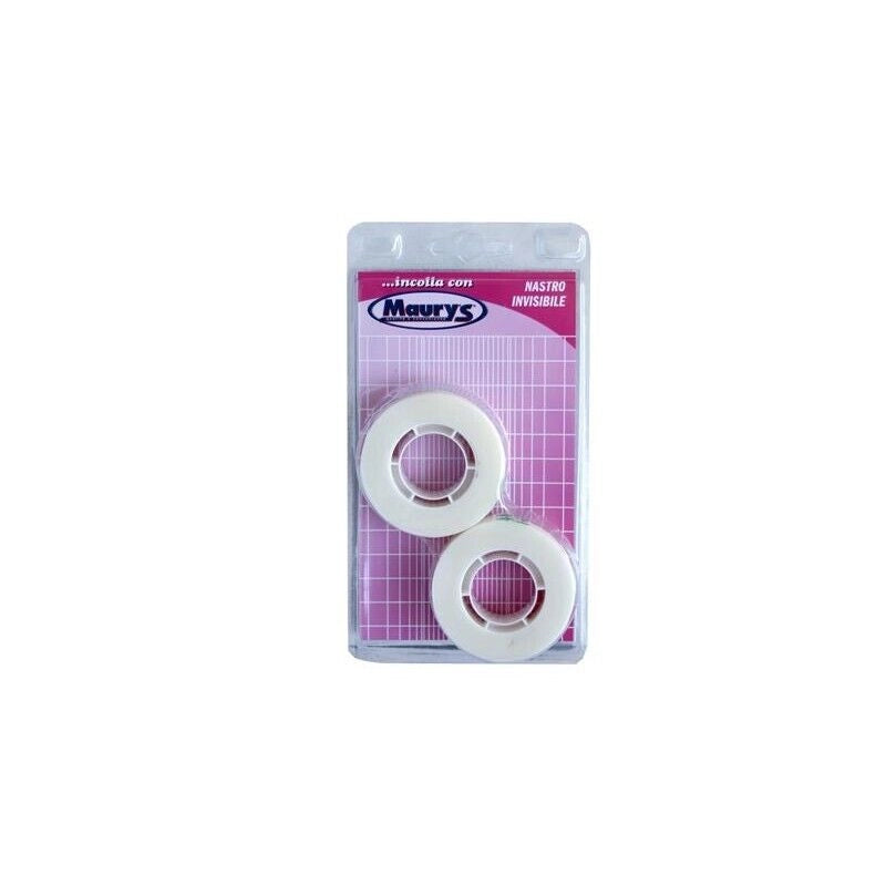 MAURY'S NASTRO ADESIVO INVISIBILE 1,9CM X 33 METRI 2PZ