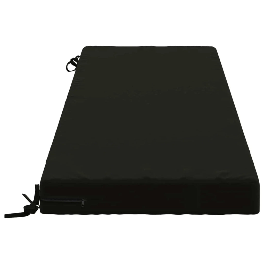 Cuscino per panchina SOEST 100% Poliestere Nero 140 x 50 x 8 cm 950270