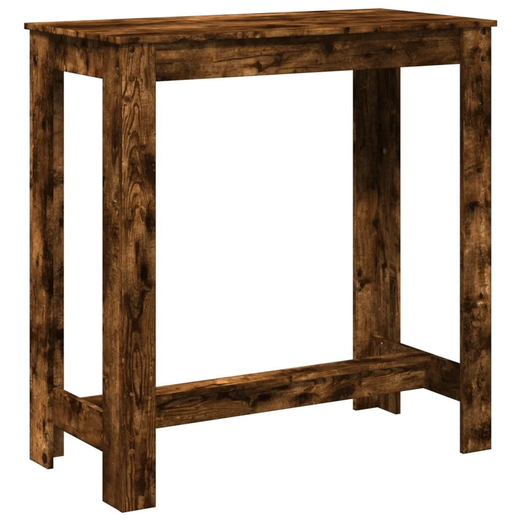 vidaXL Tavolo Bar Rovere Artigianale 102x50x103,5 cm Legno Multistrato