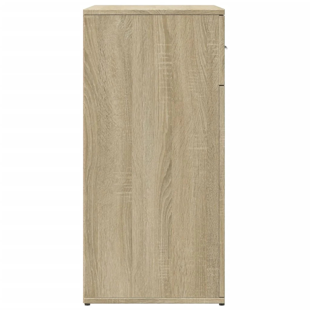 Buffet credenza cassettiera armadio mobile contenitore organizer cucina soggiorno rovere Sonoma 79 x 38 x 80 cm legno ingegnerizzato marrone 02_0031712