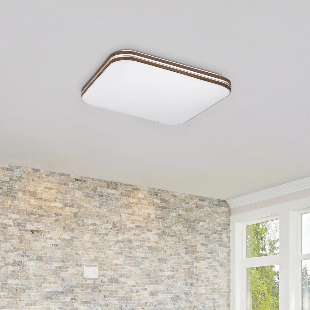 Plafoniera LED quadrata 33cm 18W bianca Rabalux Oscar2