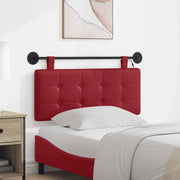 Testiera sospesa Con luce LED Rosso Vino Similpelle