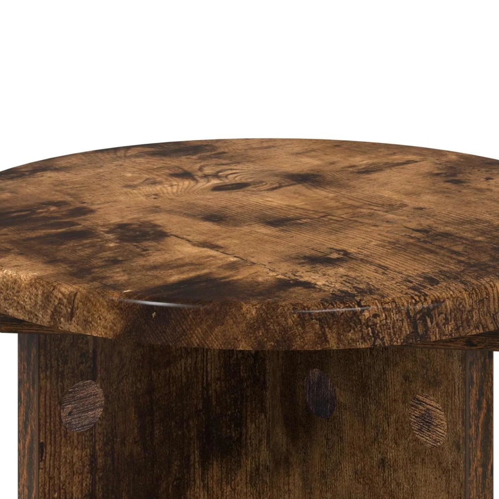Supporto per piante 2 pcs Rovere Fumo Ø29,5 x 40 cm