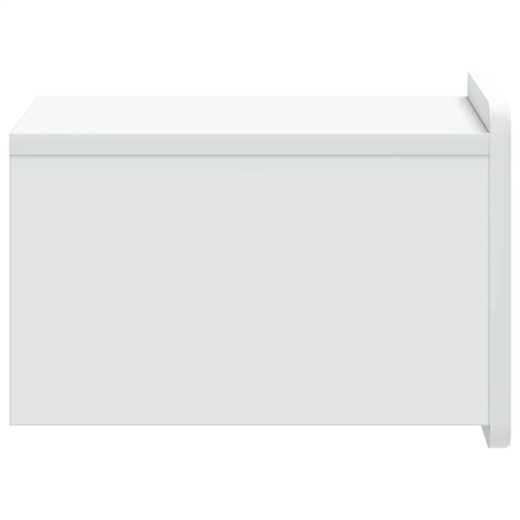 Mobiletto da notte a muro 2 pcs Bianco 33 x 34,5 x 24 cm 898256