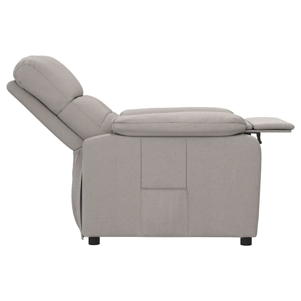 Poltrona Reclinabile Grigio Talpa in Tessuto cod mxl 18006