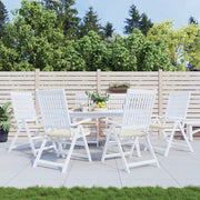 Cuscini per Sedia 6 pz Crema 40x40x4 cm in Tessuto Oxford 314007