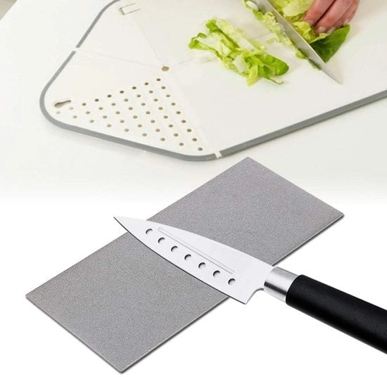 Pietra abrasiva con diamanti professionale - 80-3000 grana - Affilatura rapida e facile - Multiuso - Adatta per coltelli da cucina e da frutta - Ideale per affilare