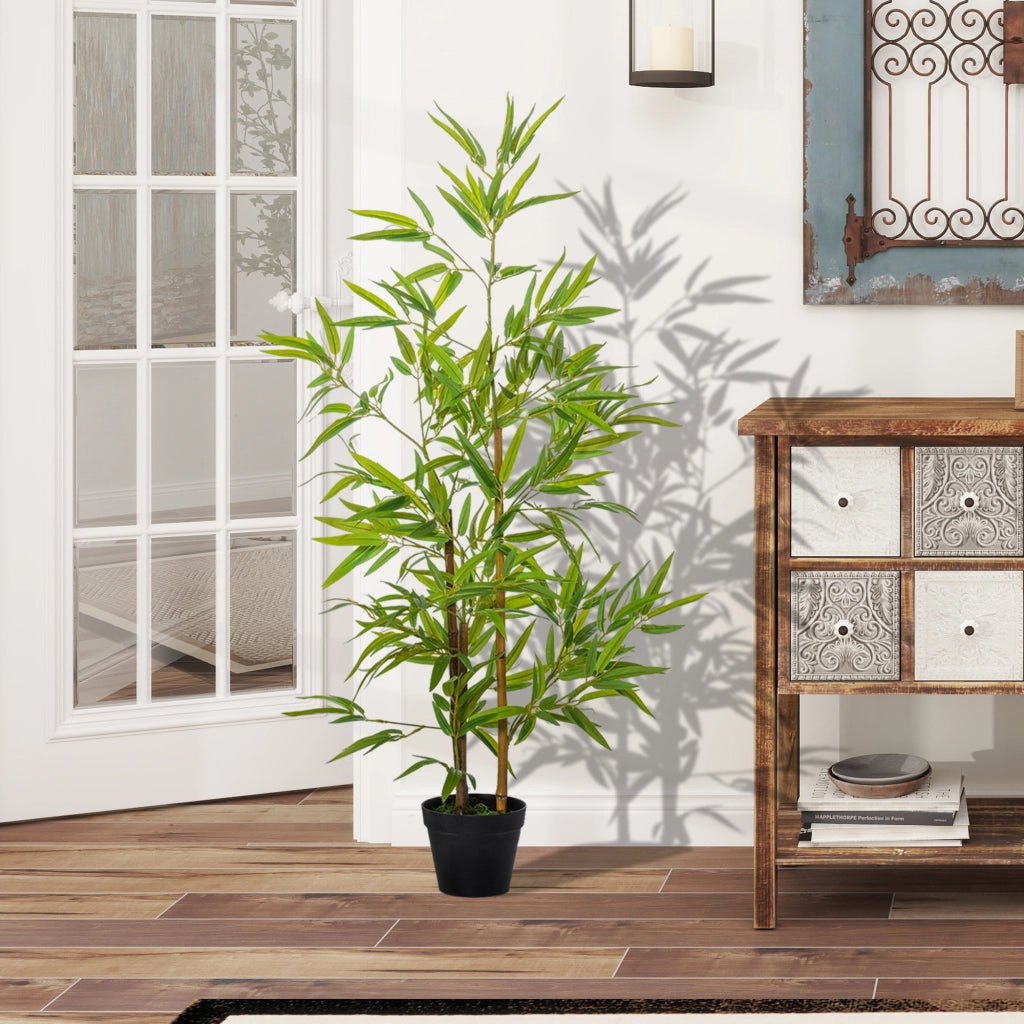 Pianta Artificiale di Bamb¨´ 120 cm ¨C zephmum ¨C Verde ?15.5xH120 cm
