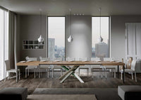 Tavolo Allungabile 200-460x90x77 cm Volantis Quercia Natura Telaio 4A