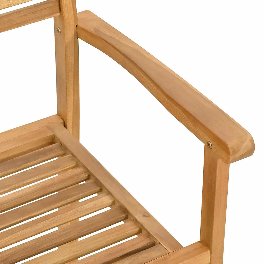 Sedia 2 pcs Marrone 56 x 55 x 90.5 cm Legno di teak solido 42002314