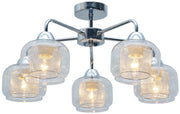 Lampadario Candellux RAY 35-67104 cromato 5xE14 IP20