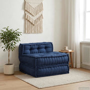 Unità di Divano Modulare Indaco 70 x 70 x 56 cm Tessuto 4019042