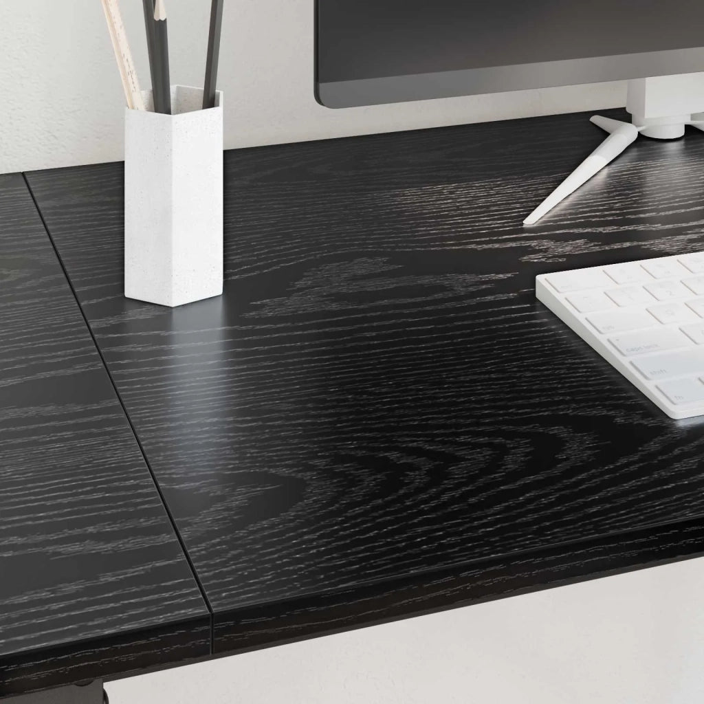 Scrivania Rovere Nero 120 x 50 x 75 cm Legno multistrato 883034
