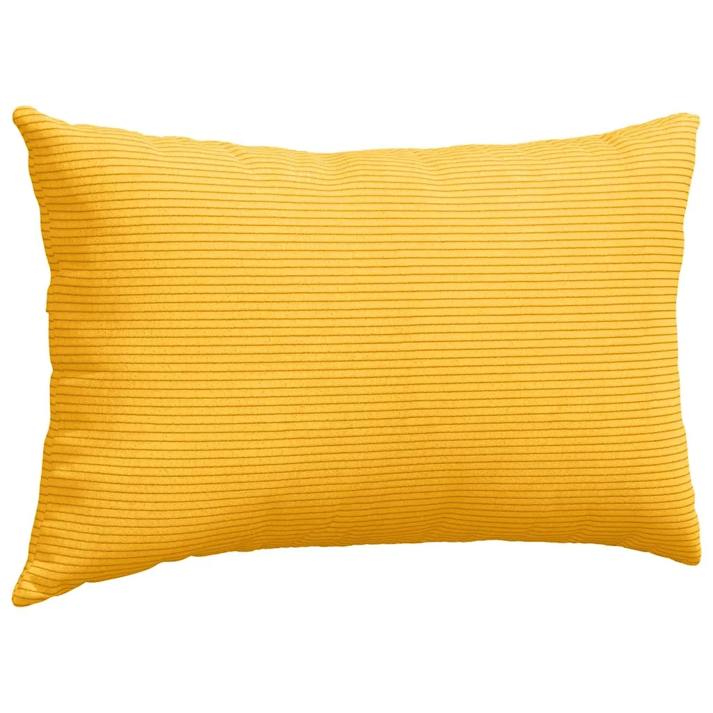 Cuscini da Divano 2 pz | Cuscini per sedie Giallo Chiaro 50 x 30 cm