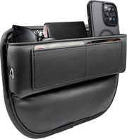 Organizzatore Auto Premium in Pelle - Apertura Automatica - Accessori Auto per Uomo Donna - Auto SUV Camion - Nero 1 pezzo Organizzatore Auto