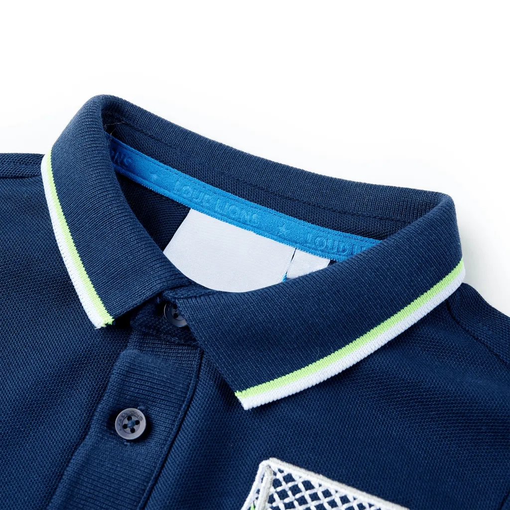Polo da Bambino Blu Marino 128cod mxl 110756