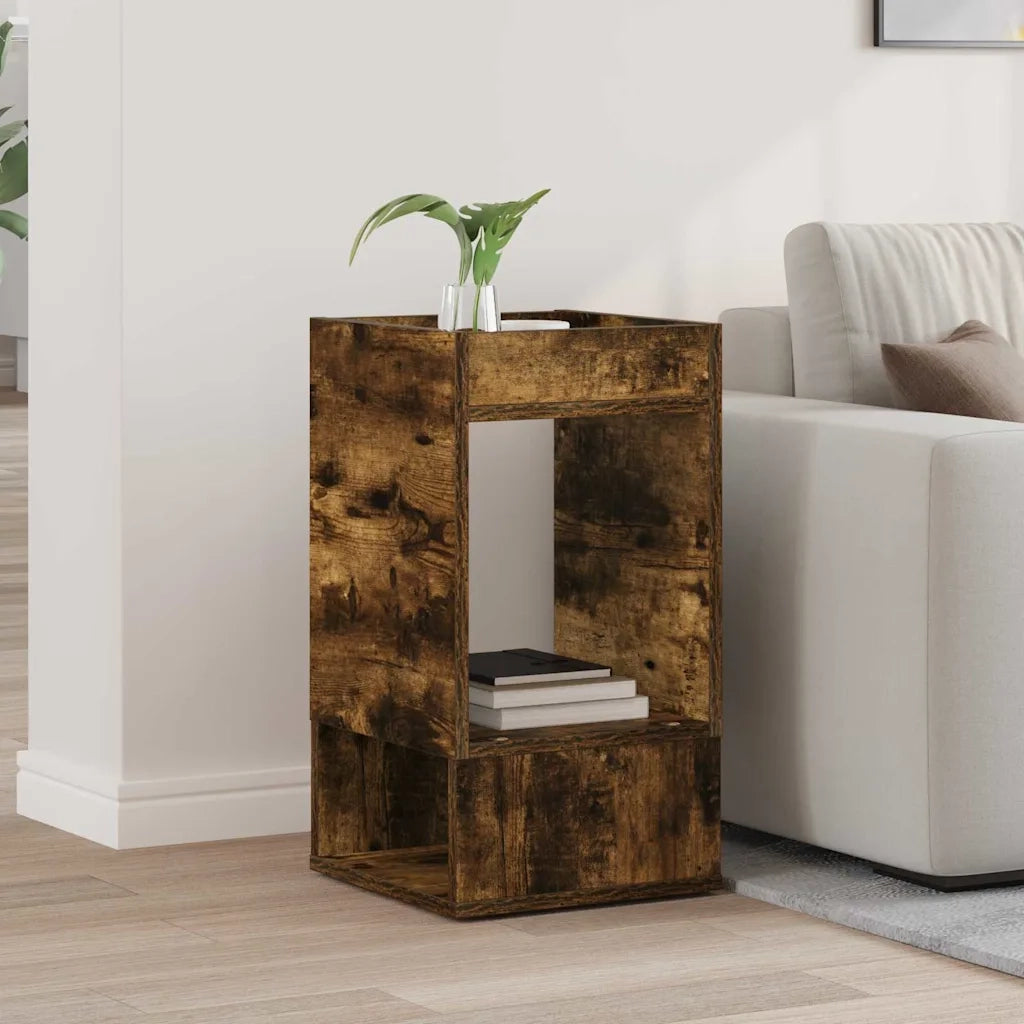 Tavolino Rovere fumé 30 x 30 x 56 cm Legno ingegnerizzato 890936
