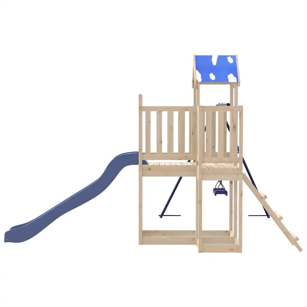 Set da Gioco da Esterno in Legno Massello di Pino 3278974