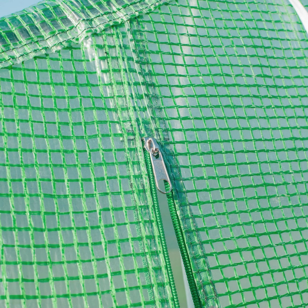 Serra a Tunnel per Giardino con Finestre Laterali ¨C Zephmum ¨C Verde 6x3x2 m