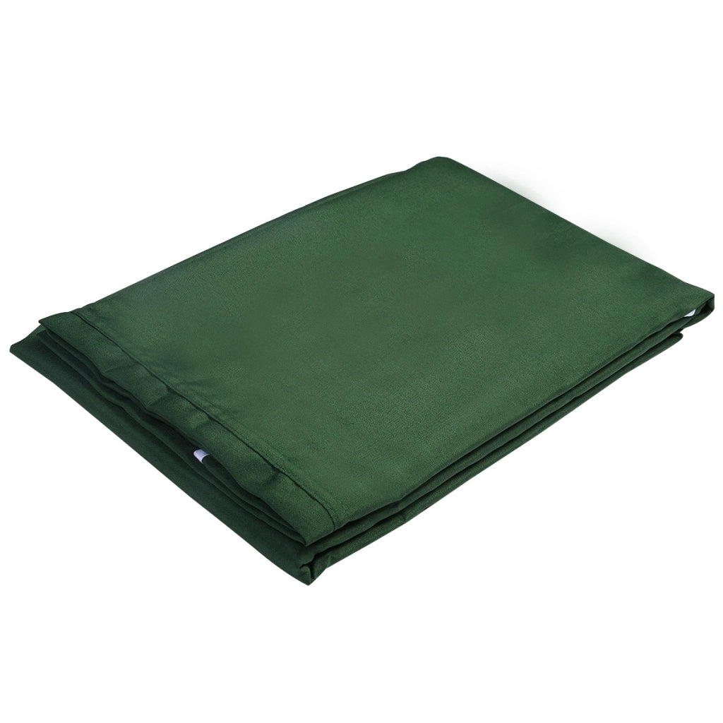 Tetto di ricambio per dondolo in poliestere da giardino Tettuccio per dondolo Verde 196x110cm-Dondoli