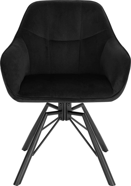 Sedia di Lusso - Sedia da Ufficio - Sedia da Sala da Pranzo - Sedia di Lusso per la Sala da Pranzo - Sedia da Lounge - Nero