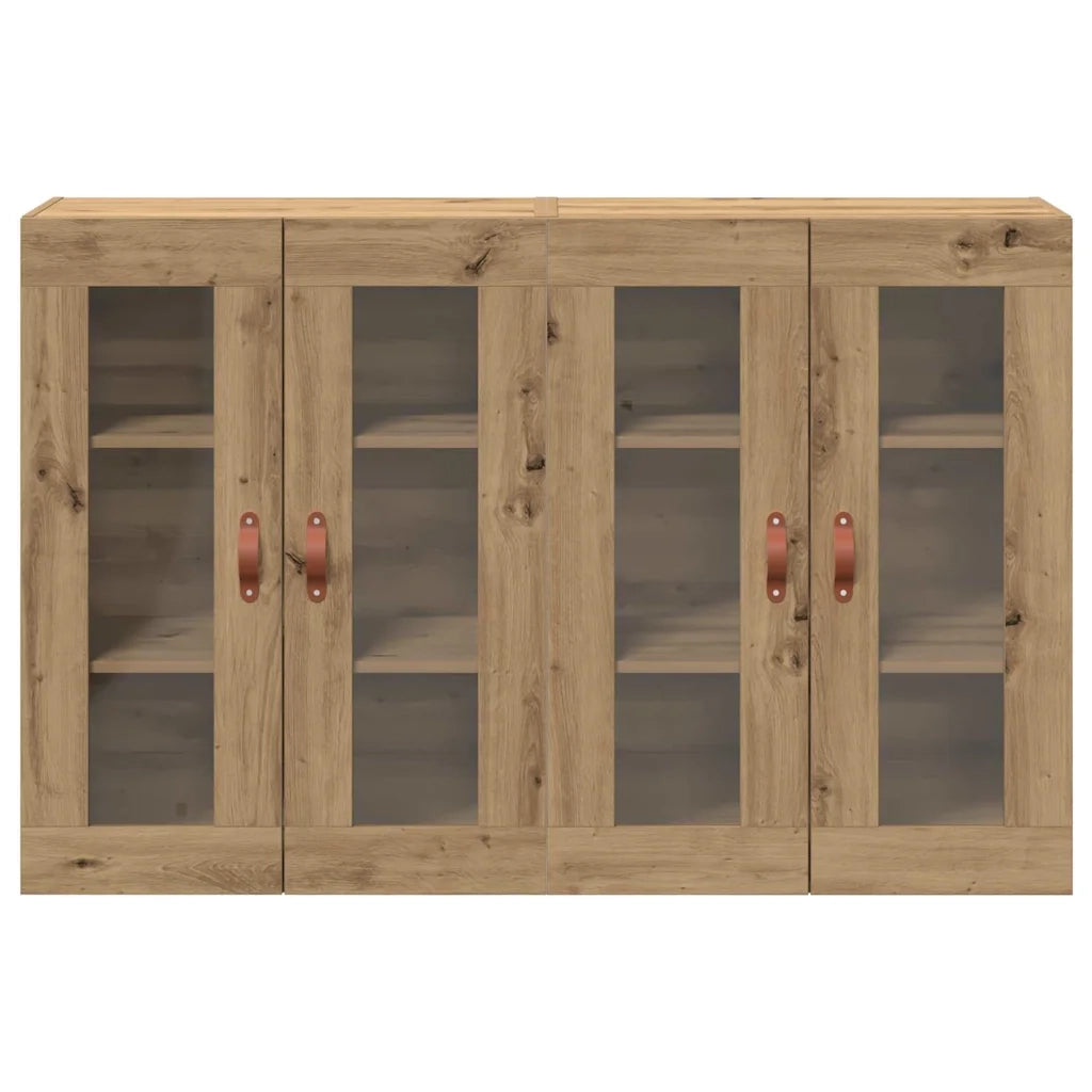 Armadi da Parete 2 pz Rovere artigianale 69,5 x 34 x 90 cm CFW5914677
