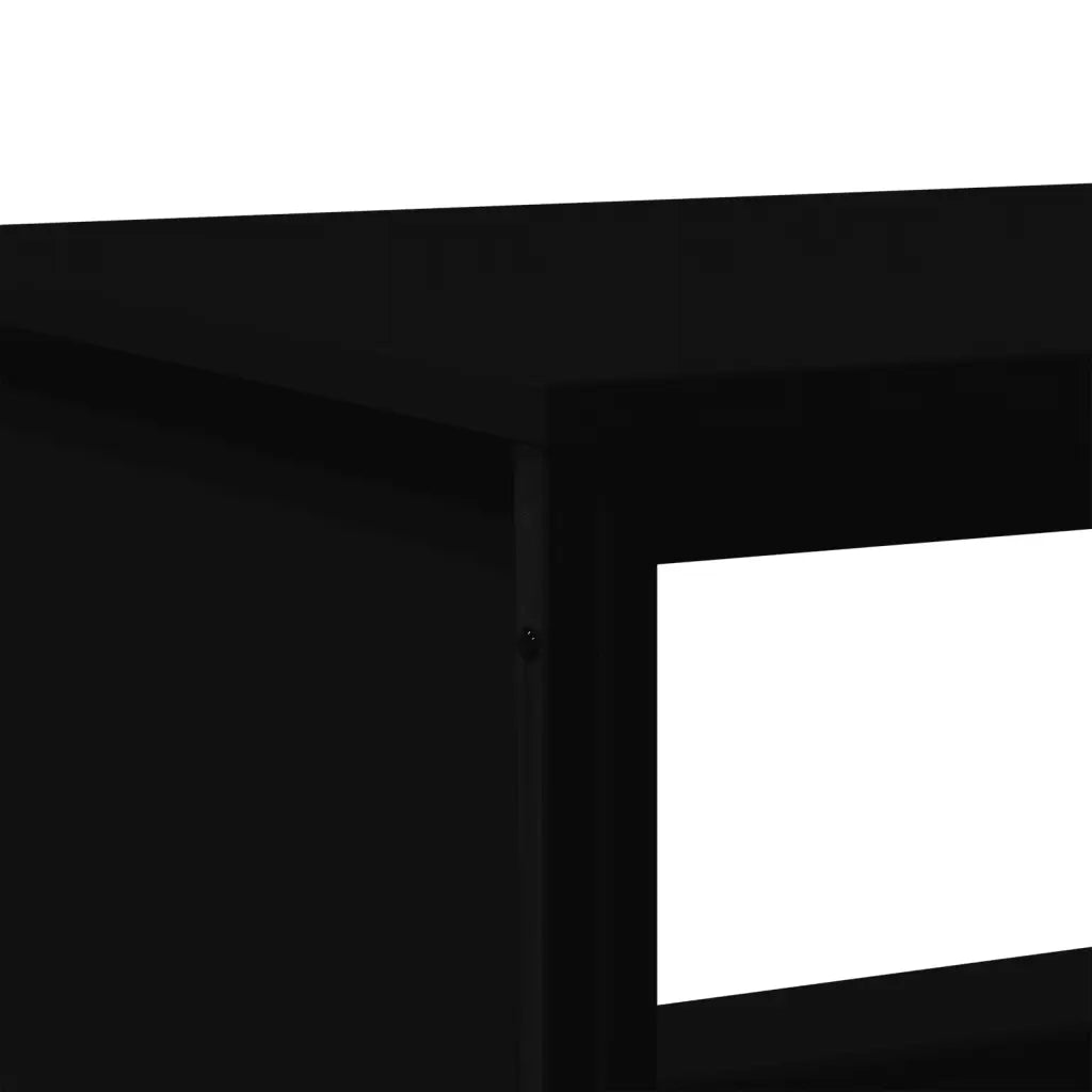 vidaXL Tavolino da Salotto Nero 100x51x40 cm in Legno Multistrato