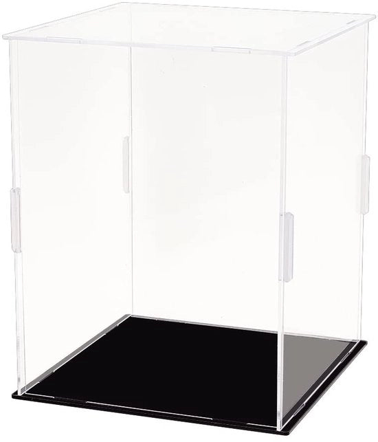 Mini Display Casella per Modelli di Basket - 16,5 x 16,5 x 20,5 cm - Impermeabile e Resistente all'Acqua - Protezione per Modelli di Basket - Transp.