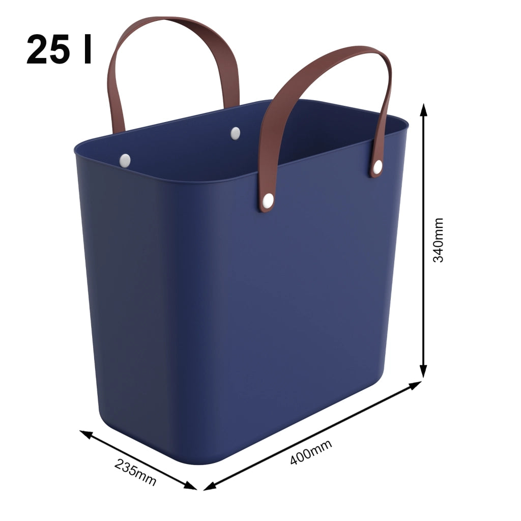 Multibag "Style" 25 l ALBULA -   Colore Midnight blu/marrone - Rotho