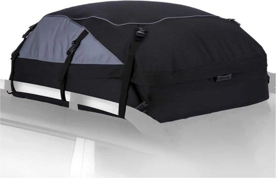 Carrello per auto - Impermeabile - Ripiegabile - Flessibile - Interno in PVC - 6 cinghie per installazione - 160x110x45cm