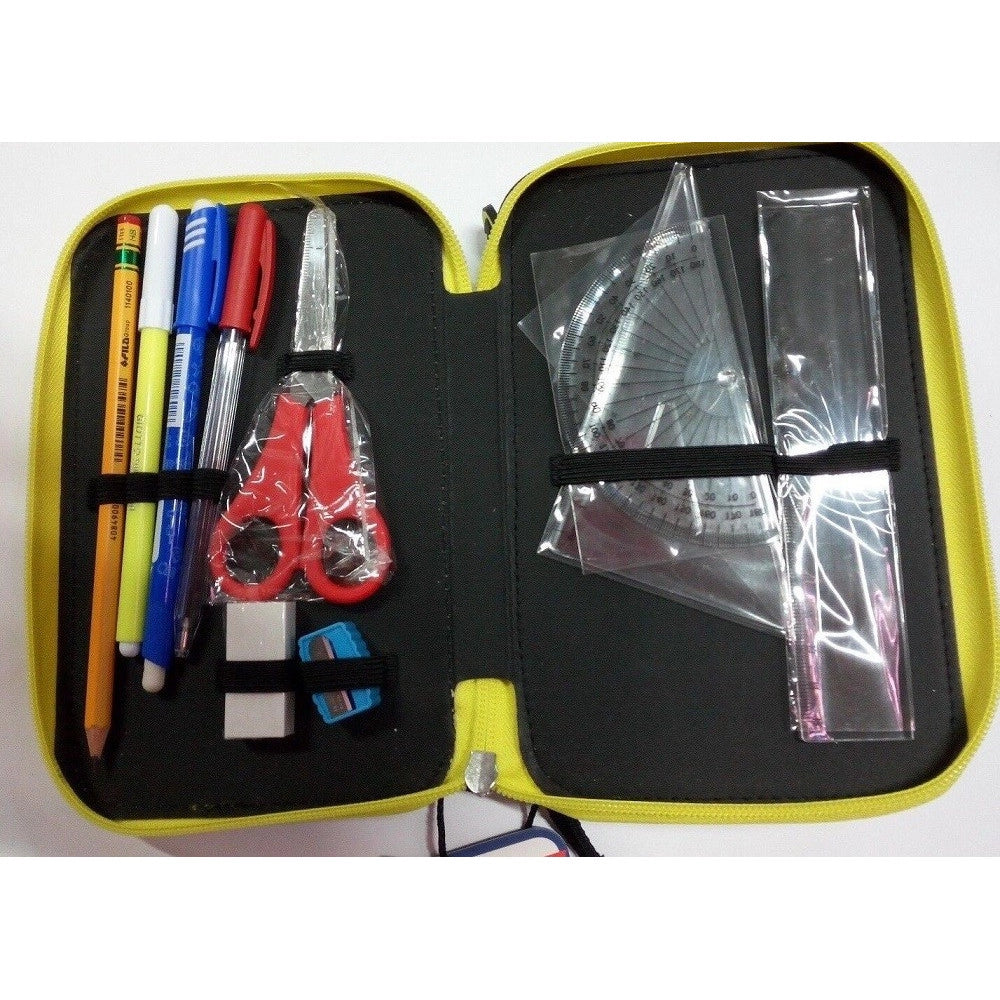 Trade Shop - Astuccio Scuola 3 Zip Join La Resistance Mutant Busters Completo Giotto Frixion -