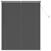 Tenda Veneziana | Tenda a lamelle Grigio Argento 150 x 120 cm 25 mm PVC
