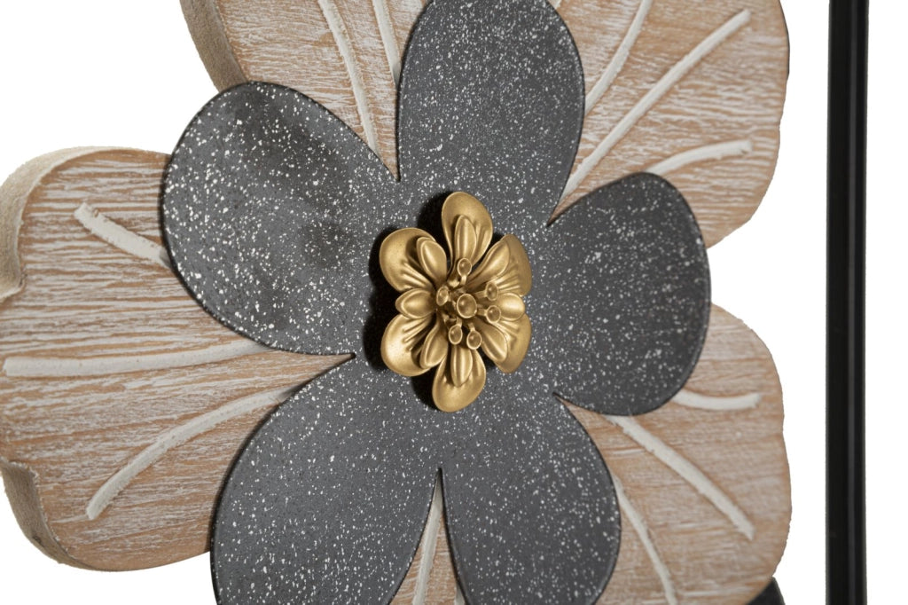 Pannello Decorativo in Ferro e Legno Divaker - 27x2,5x70 cm