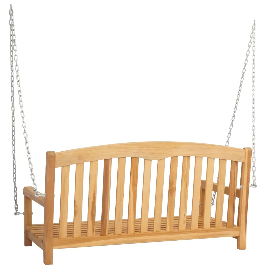 Panchina a Dondolo Naturale 114 x 61 x 61,5 cm