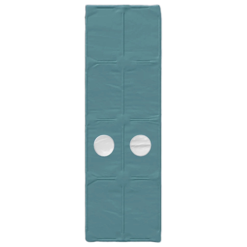 Letto alto per bambini con storage 3 pz Bianco e azzurro 3423594