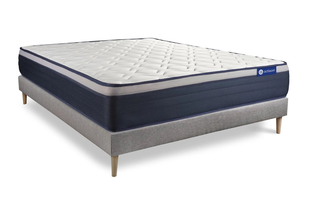 Kit rete e materasso matrimoniale Actiflex max 200x200cm - Spessore : 26cm - Molle insacchettate e memory foam - rigido