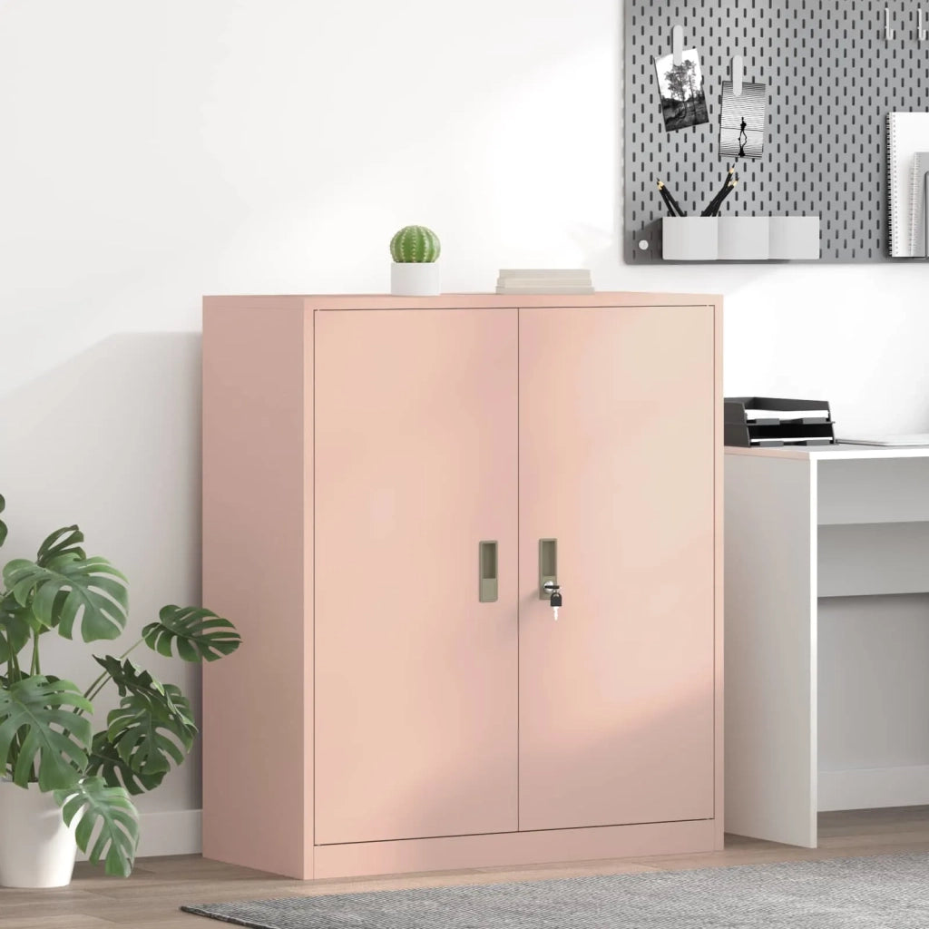 Armadio Rosa 90 x 40 x 105 cm Acciaio CFW5240350