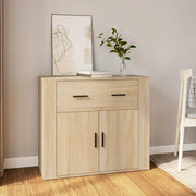 Credenza Rovere Sonoma 80x33x70 cm in Legno Multistrato 816571