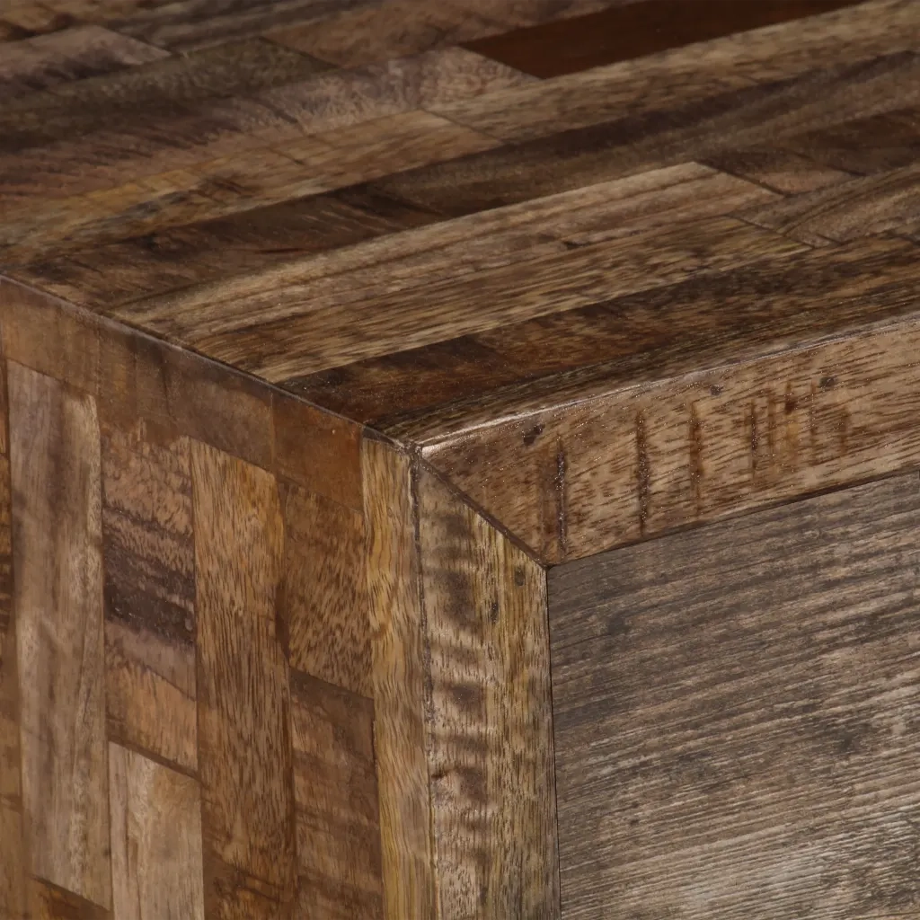 Mobile Porta TV 118x30x40 cm in Legno Massello di Mango 247330