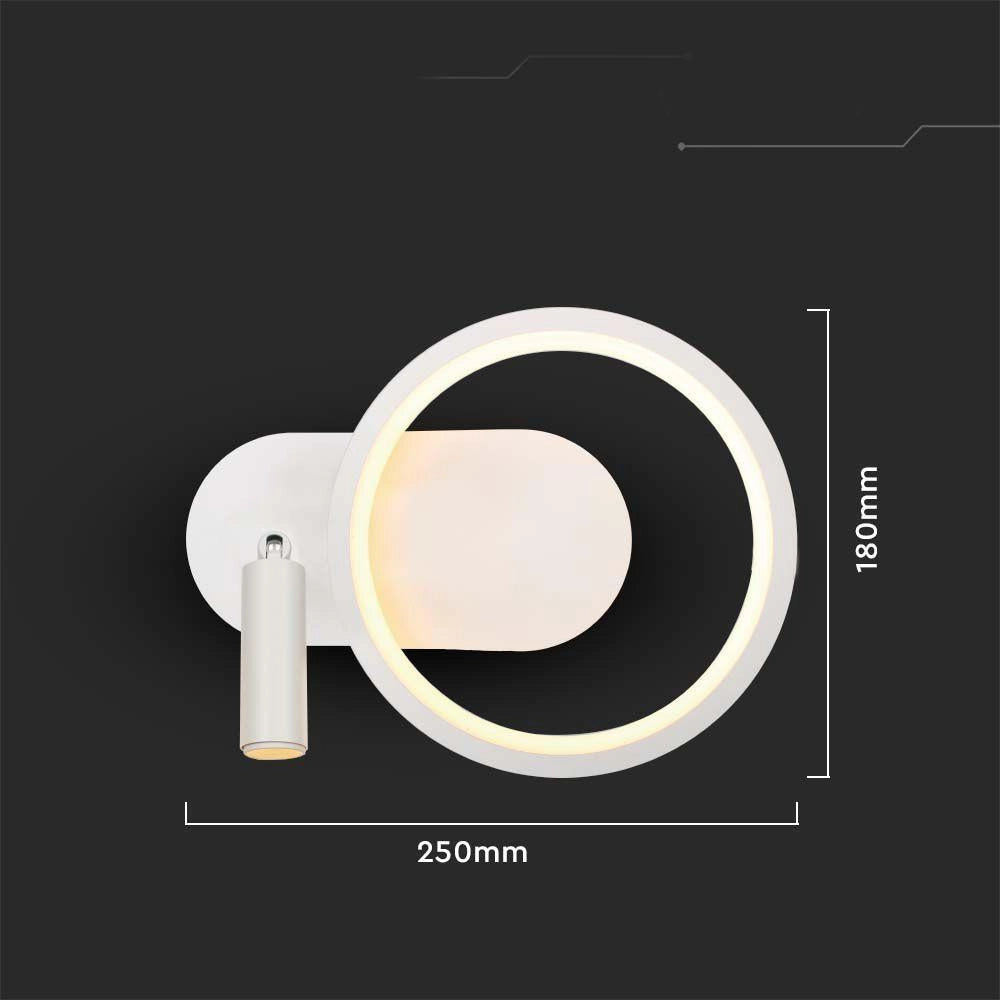 Applique LED V-TAC VT-7906 14W 1500lm 4000K bianca