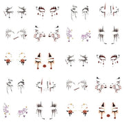 Tatuaggi per il viso 20 pezzi - Halloween - Tatuaggi per bambini - Tatuaggi temporanei - Impermeabili - Materiale duraturo