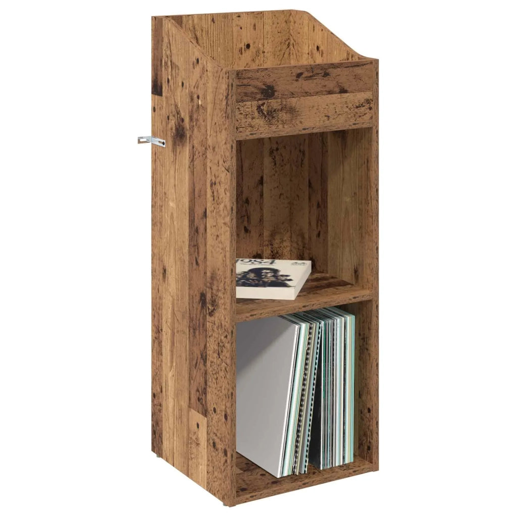 Mobile porta vinili Legno antico 36 x 36 x 95,5 cm 8012832