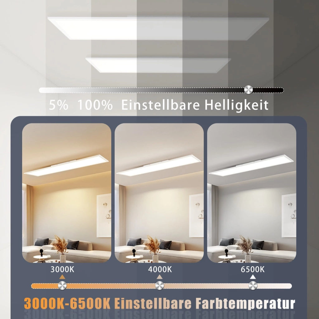 ZMH Lampada da soffitto plafoniera LED bianca dimmerabile telecomando per soggiorno ufficio