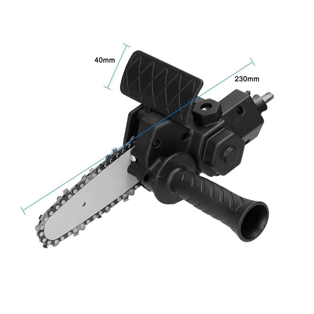 Trade Shop - Kit Conversione Modifica Da Trapano A Motosega Mini Elettrosega 4" Art. 07373 -